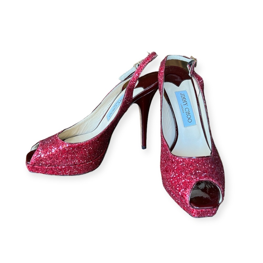 Red Jimmy Choo 'Clue' Slingback